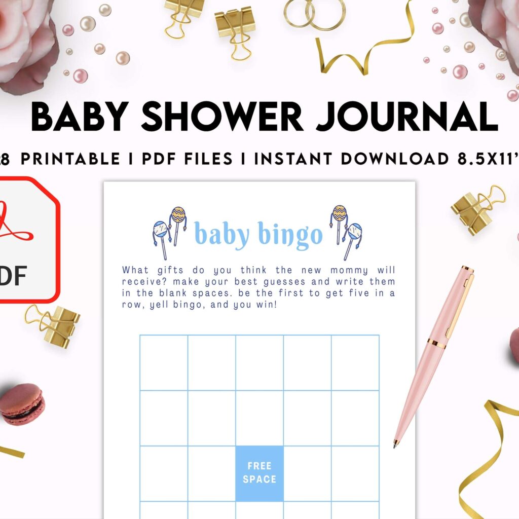 Baby Shower Journal, anxiety therapy journal, Self care journal, mindfulness, self love journal, wellness journal KDP interior PDF file 8,5×11 inch