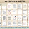 Boundaries workbook pdf, Communicating, KDP interior PDF file 8,5×11 inch