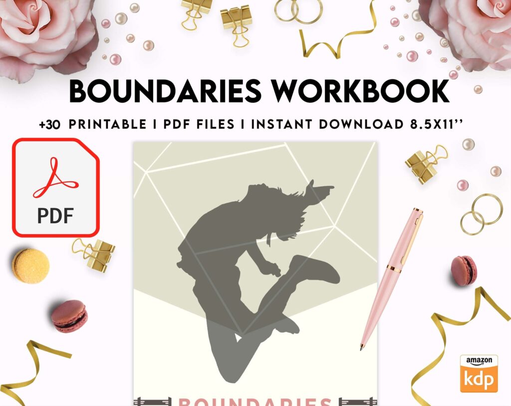 Boundaries workbook, Communicating, KDP interior PDF file 8,5×11 inch