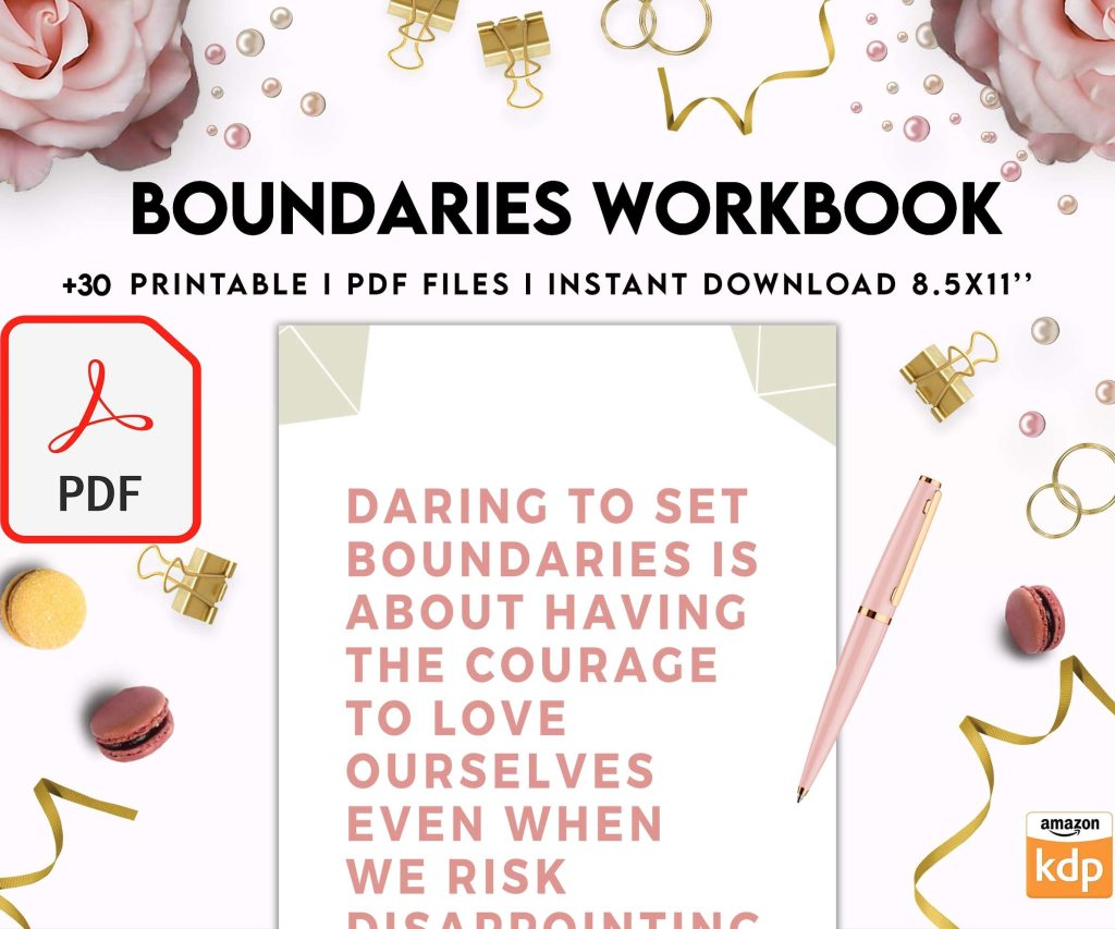 Boundaries workbook, Communicating, KDP interior PDF file 8,5×11 inch