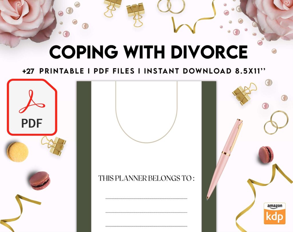 Coping with Divorce for adults, KDP interior PDF file 8,5×11 inch