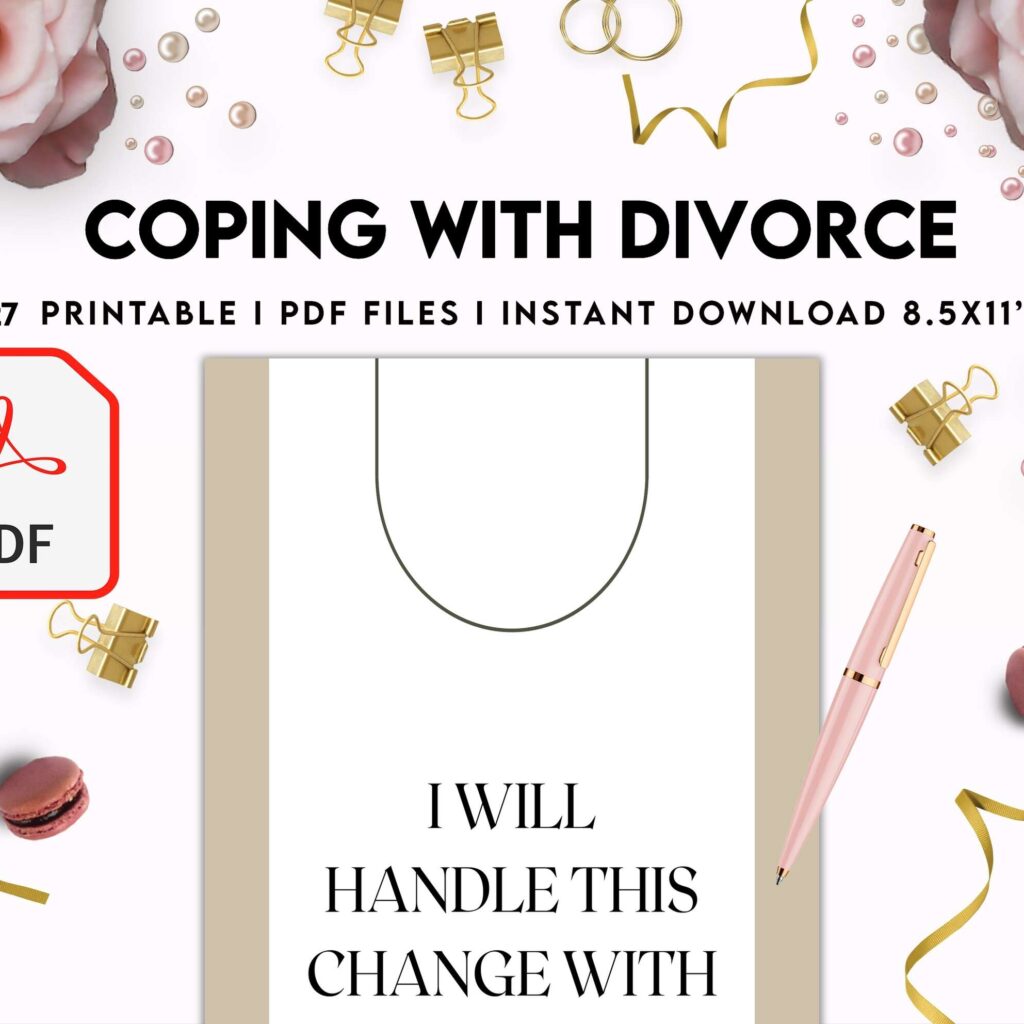 Coping with Divorce for adults, KDP interior PDF file 8,5×11 inch