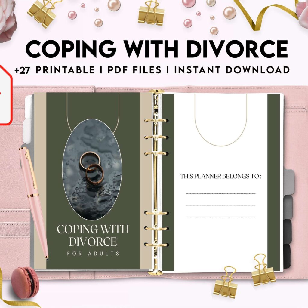 Coping with Divorce for adults, KDP interior PDF file 8,5×11 inch