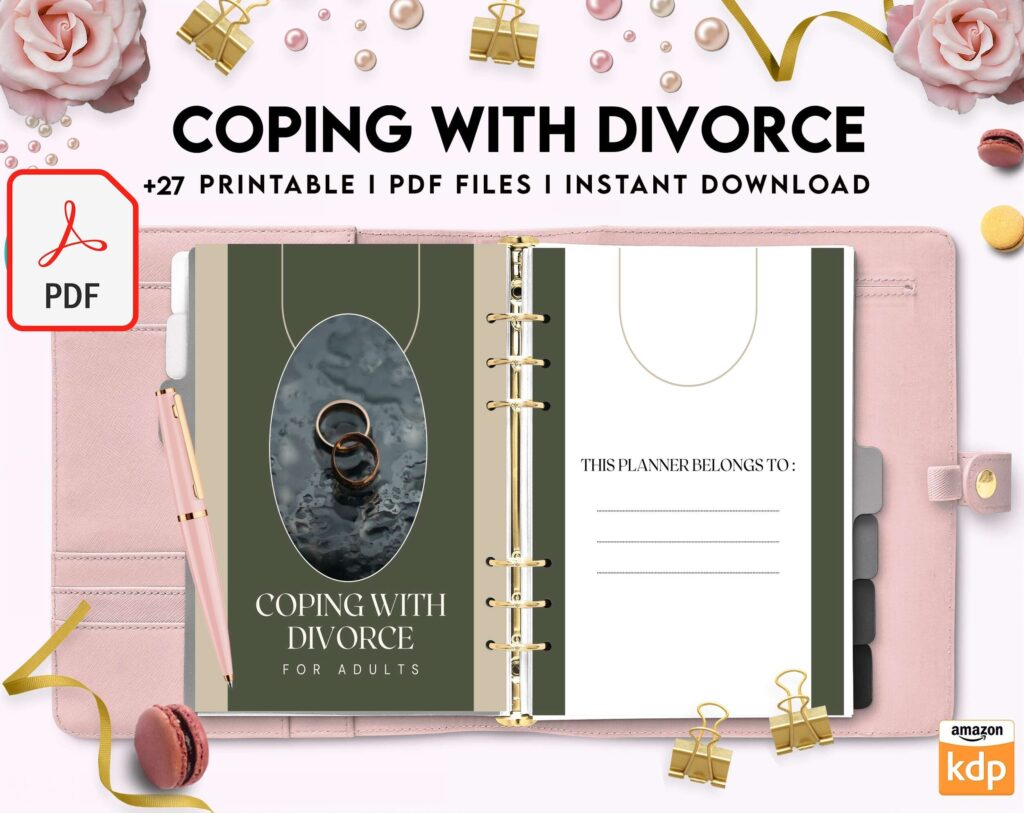 Coping with Divorce for adults, KDP interior PDF file 8,5×11 inch
