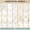Dissociation journal, dissociative disorders, Trauma, stress disorder, ptsd, KDP interior PDF file 8,5×11 inch