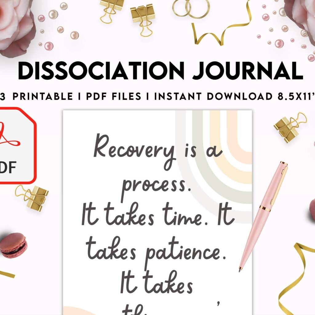 Dissociation journal, dissociative disorders, Trauma, stress disorder, ptsd, KDP interior PDF file 8,5×11 inch