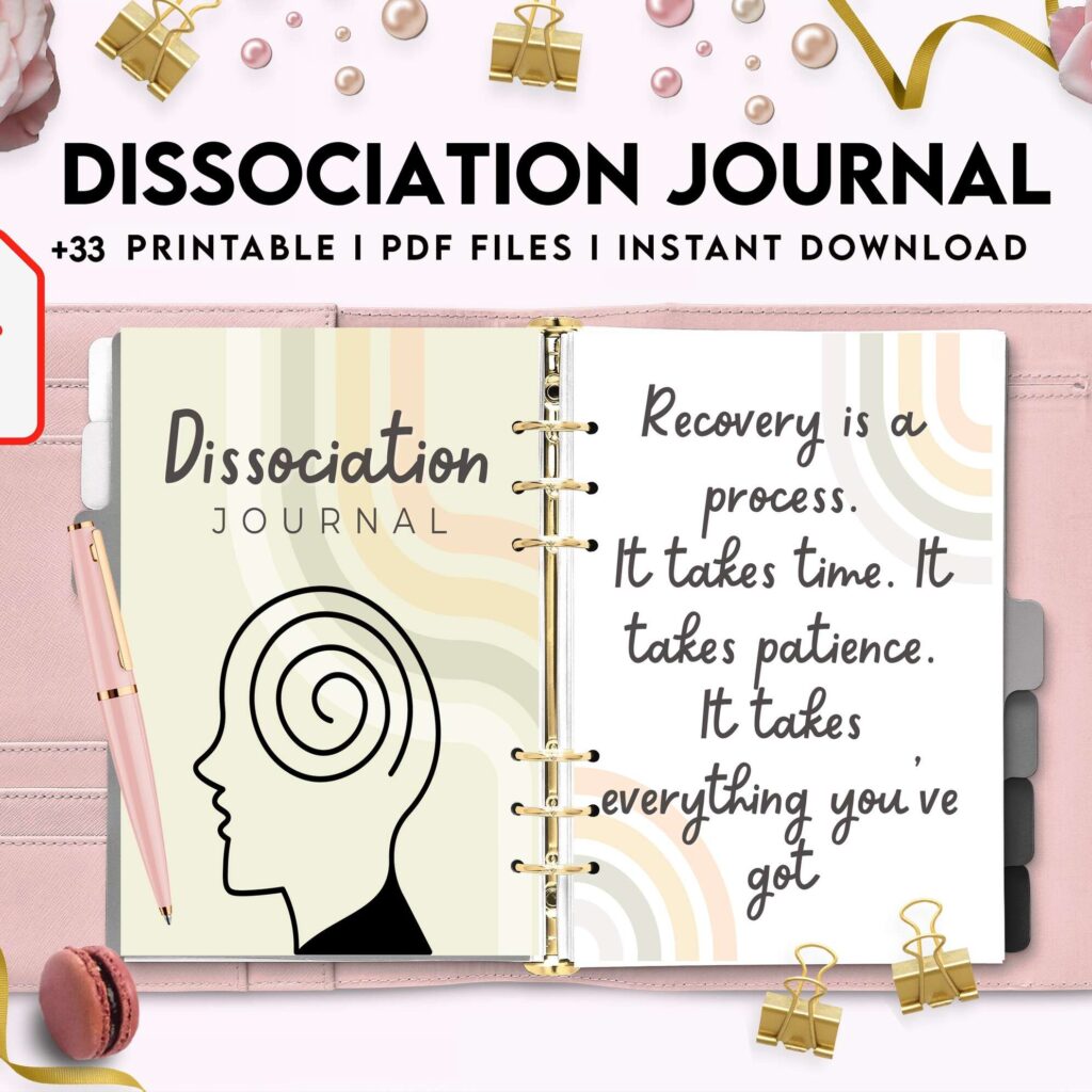 Dissociation journal, dissociative disorders, Trauma, stress disorder, ptsd, KDP interior PDF file 8,5×11 inch
