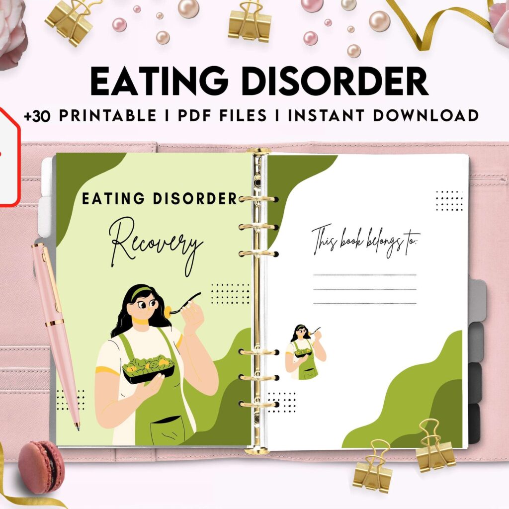 Eating disorder, Anorexia, Bulimia, KDP interior PDF file 8,5×11 inch