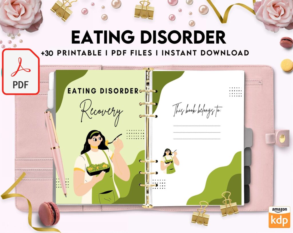 Eating disorder, Anorexia, Bulimia, KDP interior PDF file 8,5×11 inch