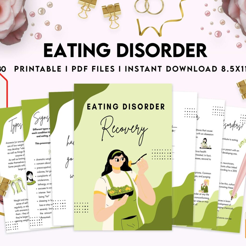 Eating disorder, Anorexia, Bulimia, KDP interior PDF file 8,5×11 inch