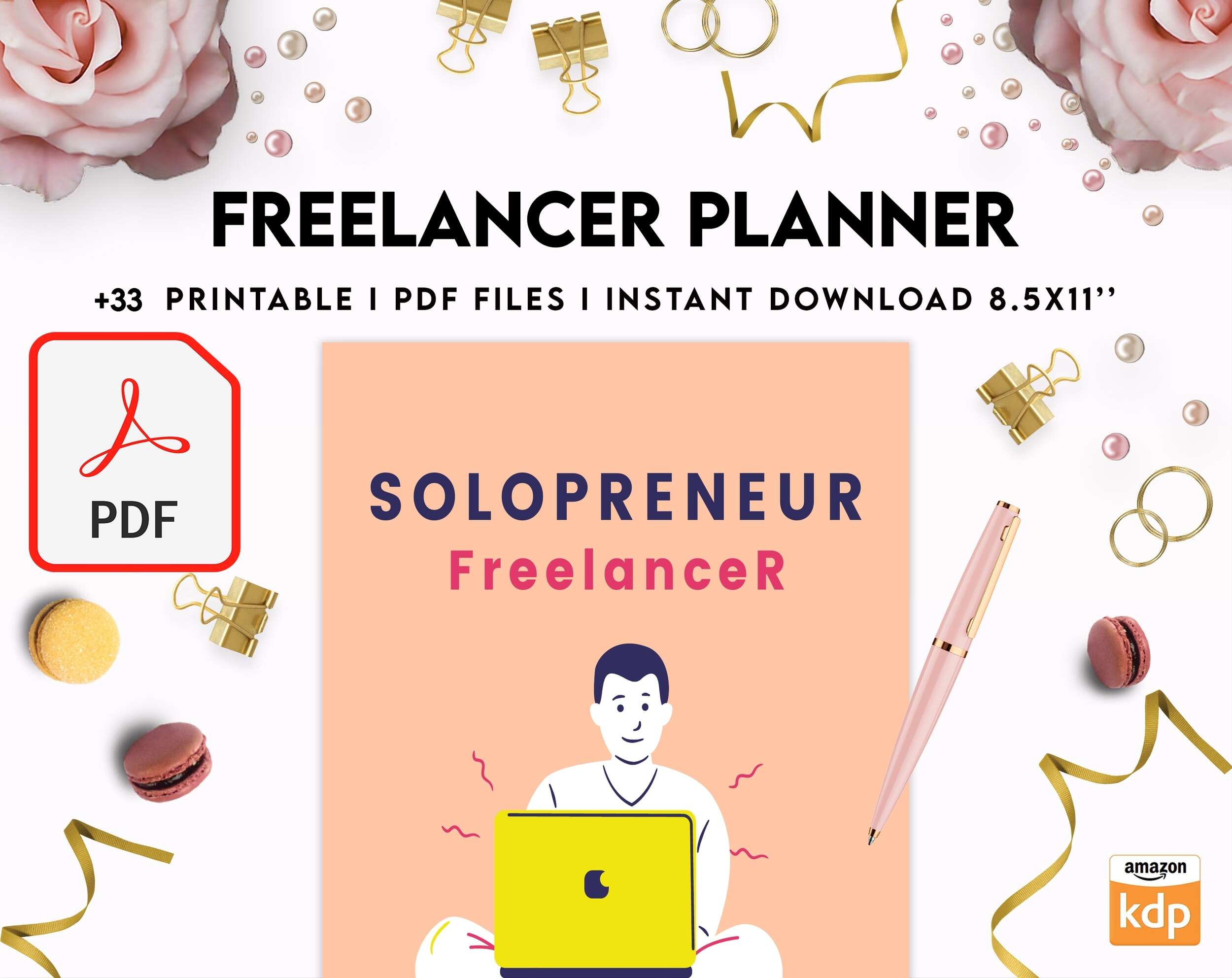 Solopreneur Freelancer Planner, client management , work from home, small business, KDP interior KDP interior PDF file 8,5×11 inch Solopreneur Freelancer Planner, client management , work from home, small business, KDP interior KDP interior PDF file 8,5×11 inch