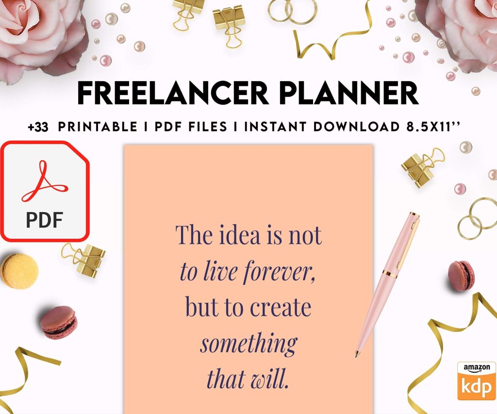 Solopreneur Freelancer Planner, client management , work from home, small business, KDP interior KDP interior PDF file 8,5×11 inch