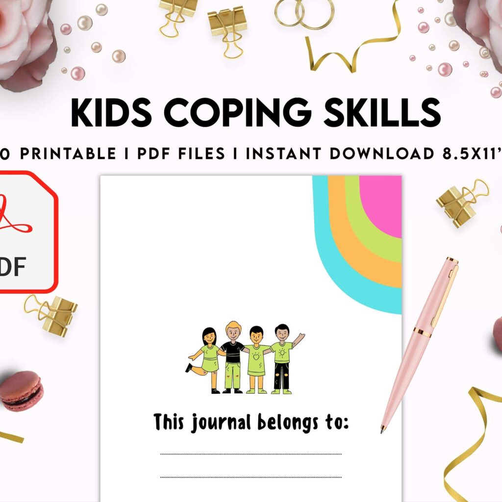 Kids Coping Skills, kids therapy, kids self discovery, kids self esteem, kids Limiting Beliefs KDP interior PDF file 8,5×11 inch