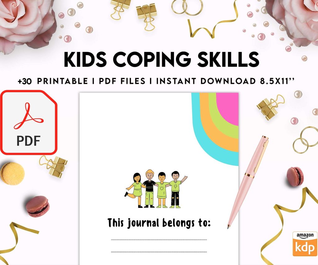Kids Coping Skills, kids therapy, kids self discovery, kids self esteem, kids Limiting Beliefs KDP interior PDF file 8,5×11 inch