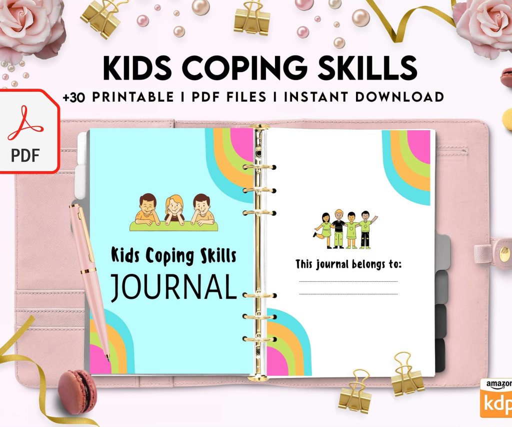 Kids Coping Skills, kids therapy, kids self discovery, kids self esteem, kids Limiting Beliefs KDP interior PDF file 8,5×11 inch