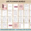 Life Planner Bundle, life organizer, adhd planner, productivity planner, KDP interior PDF file 8,5×11 inch