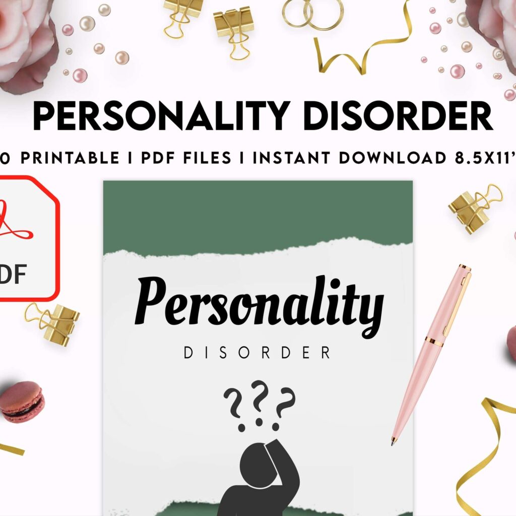Personality disorder, bipolar, borderline, KDP interior PDF file 8,5×11 inch