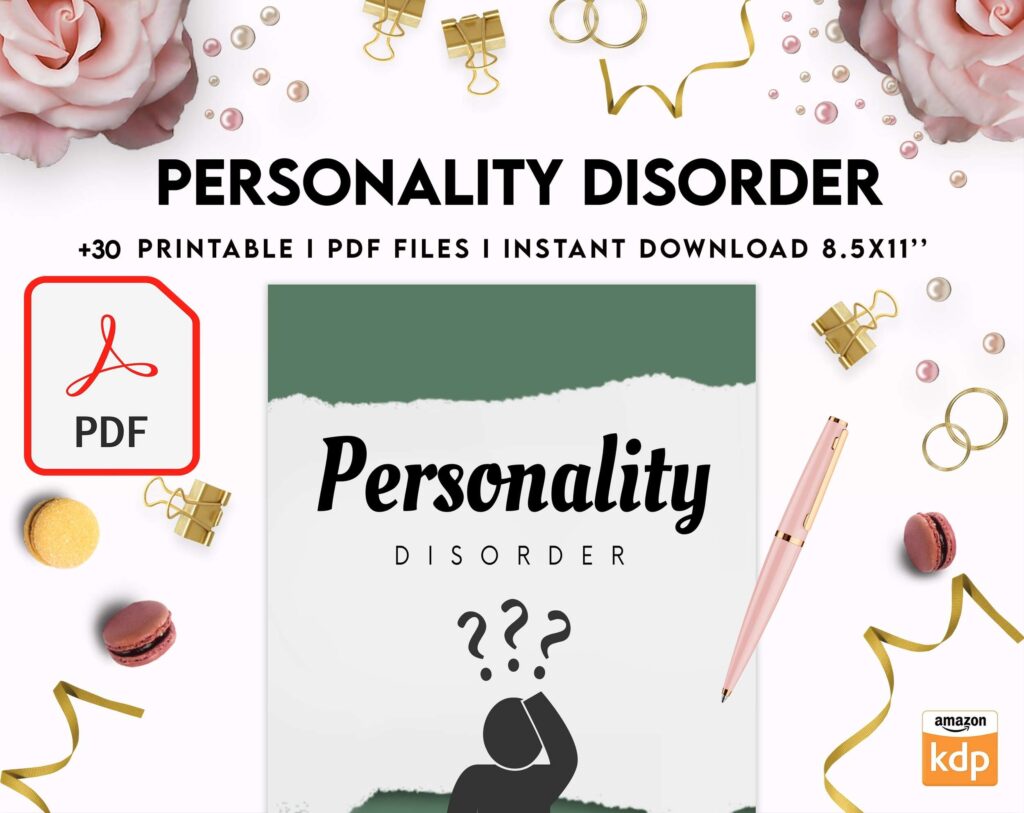 Personality disorder, bipolar, borderline, KDP interior PDF file 8,5×11 inch