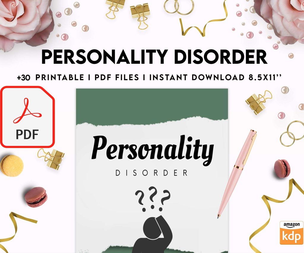 Personality disorder, bipolar, borderline, KDP interior PDF file 8,5×11 inch