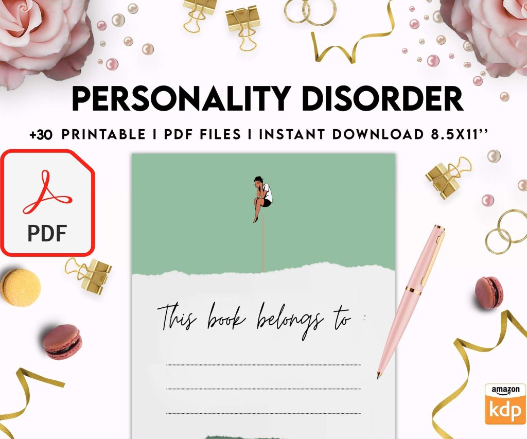 Personality disorder, bipolar, borderline, KDP interior PDF file 8,5×11 inch