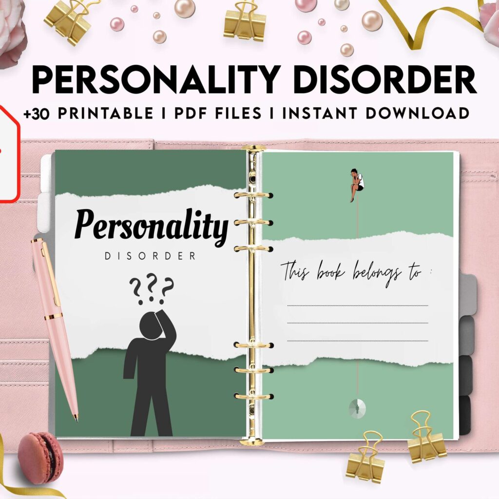 Personality disorder, bipolar, borderline, KDP interior PDF file 8,5×11 inch