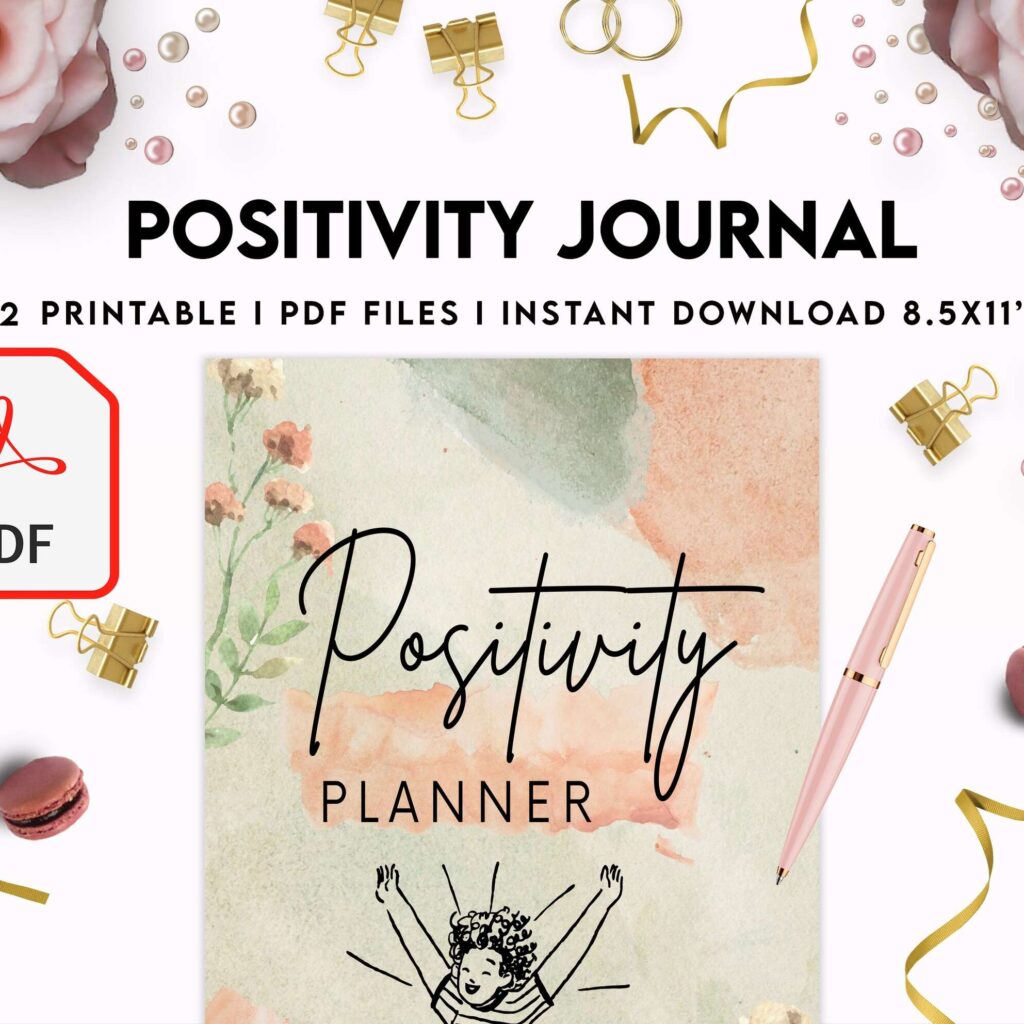 Positivity journal, positive mindset, happiness journal, KDP interior KDP interior PDF file 8,5×11 inch