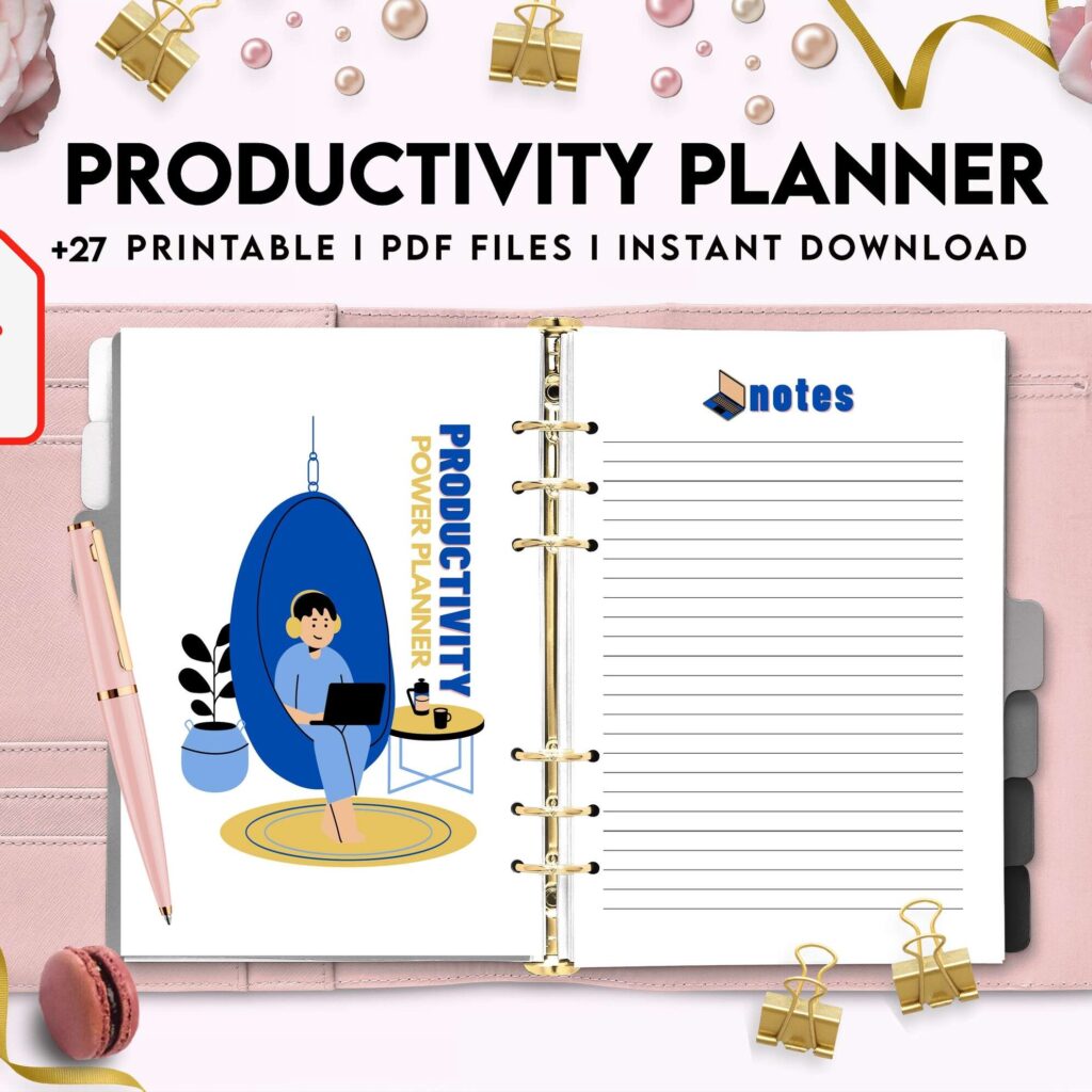 Productivity Planner,daily schedule,daily to do, productivity tracker, Business planner KDP interior PDF file 8,5×11 inch