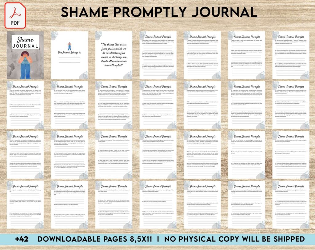 Shame, Guilt, Embarrassment Distinct Emotions, Self-Esteem, KDP interior PDF file 8,5×11 inch