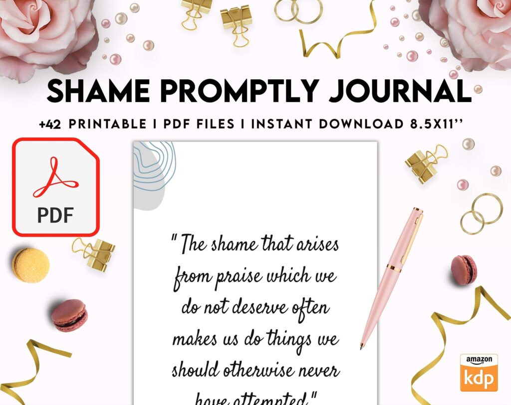 Shame, Guilt, Embarrassment Distinct Emotions, Self-Esteem, KDP interior PDF file 8,5×11 inch
