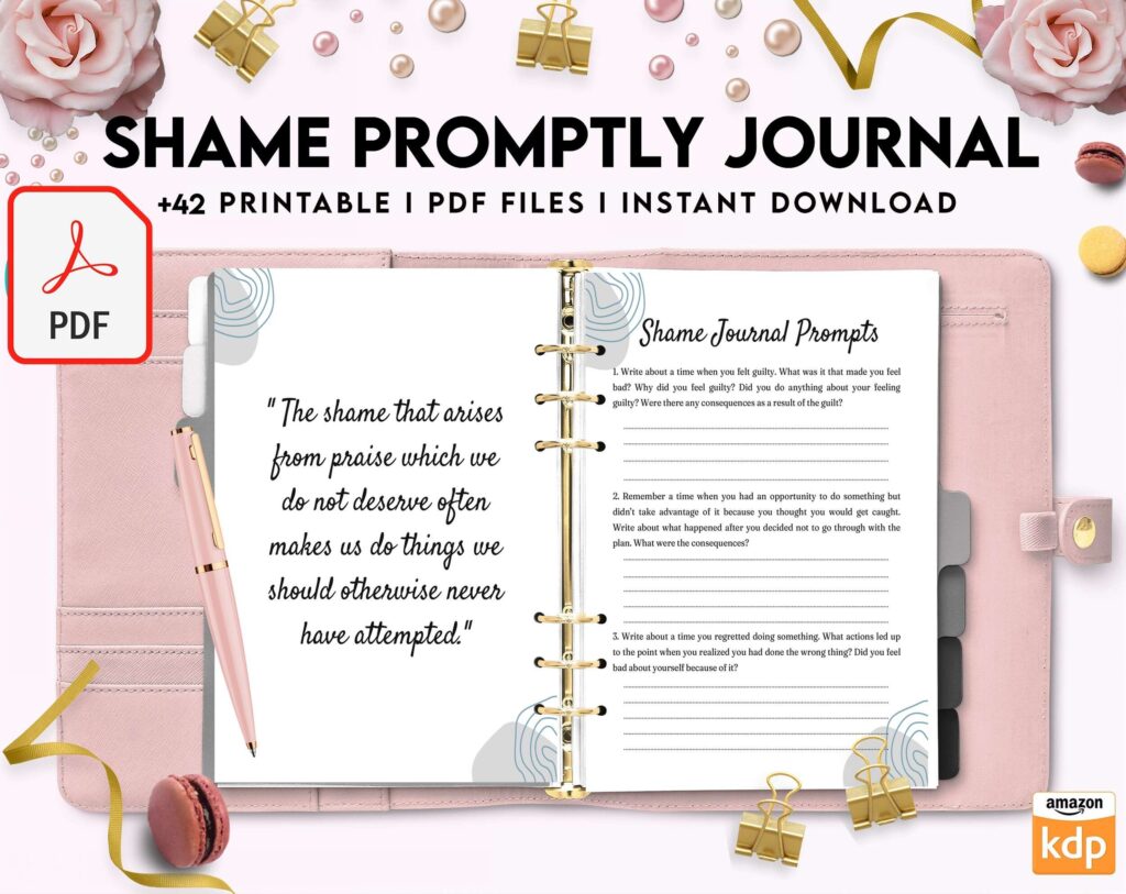 Shame, Guilt, Embarrassment Distinct Emotions, Self-Esteem, KDP interior PDF file 8,5×11 inch