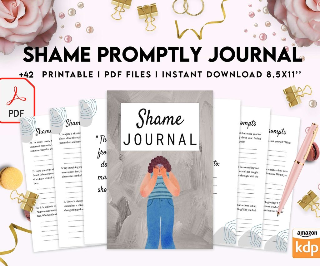 Shame, Guilt, Embarrassment Distinct Emotions, Self-Esteem, KDP interior PDF file 8,5×11 inch