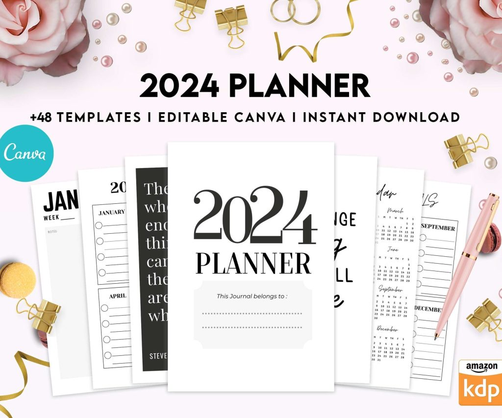 kdp planner interior