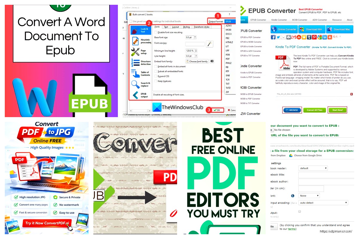 Adobe EPUB to PDF Converter: Format Conversion Guide