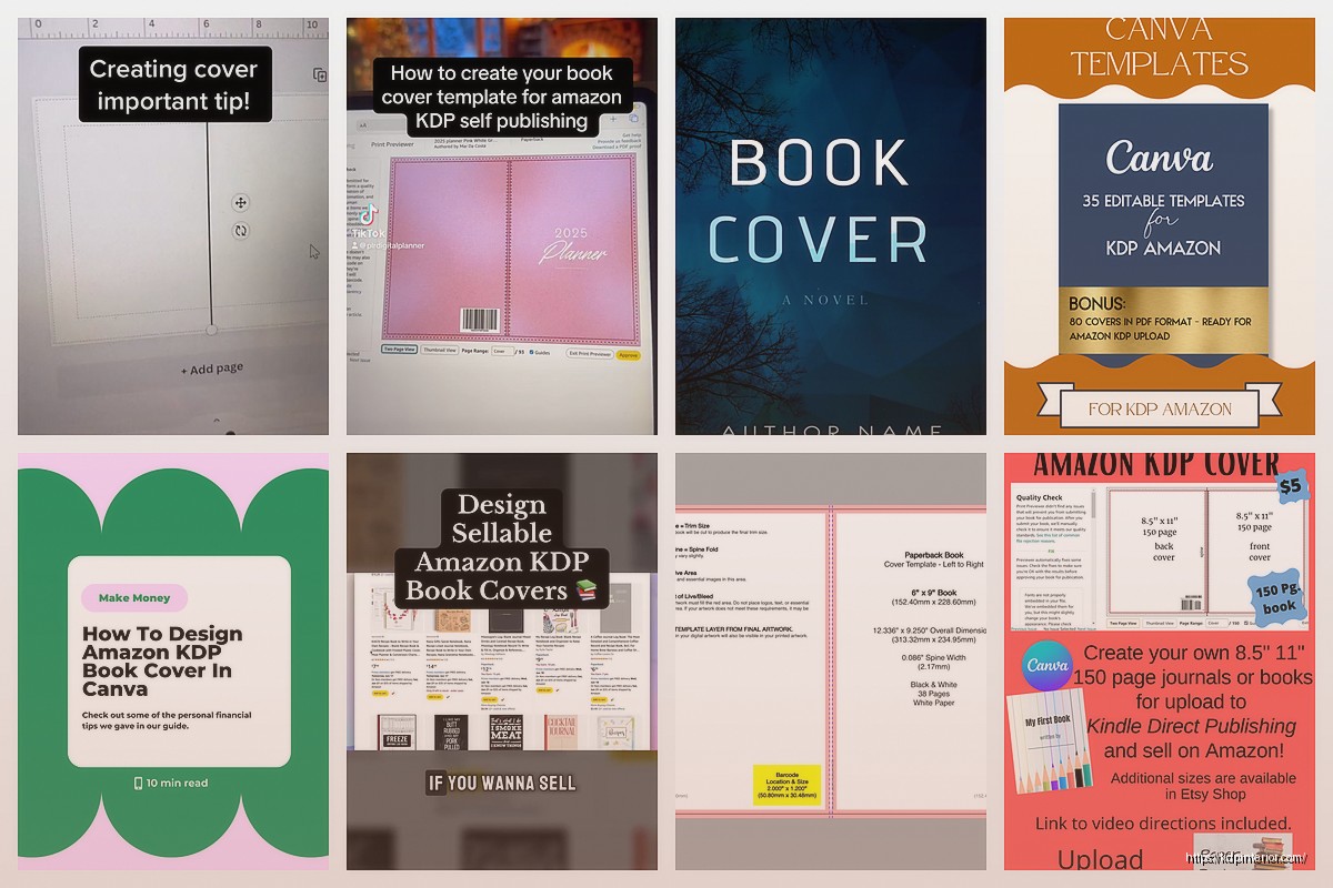 Amazon Book Cover Template: Free Downloads & Specifications