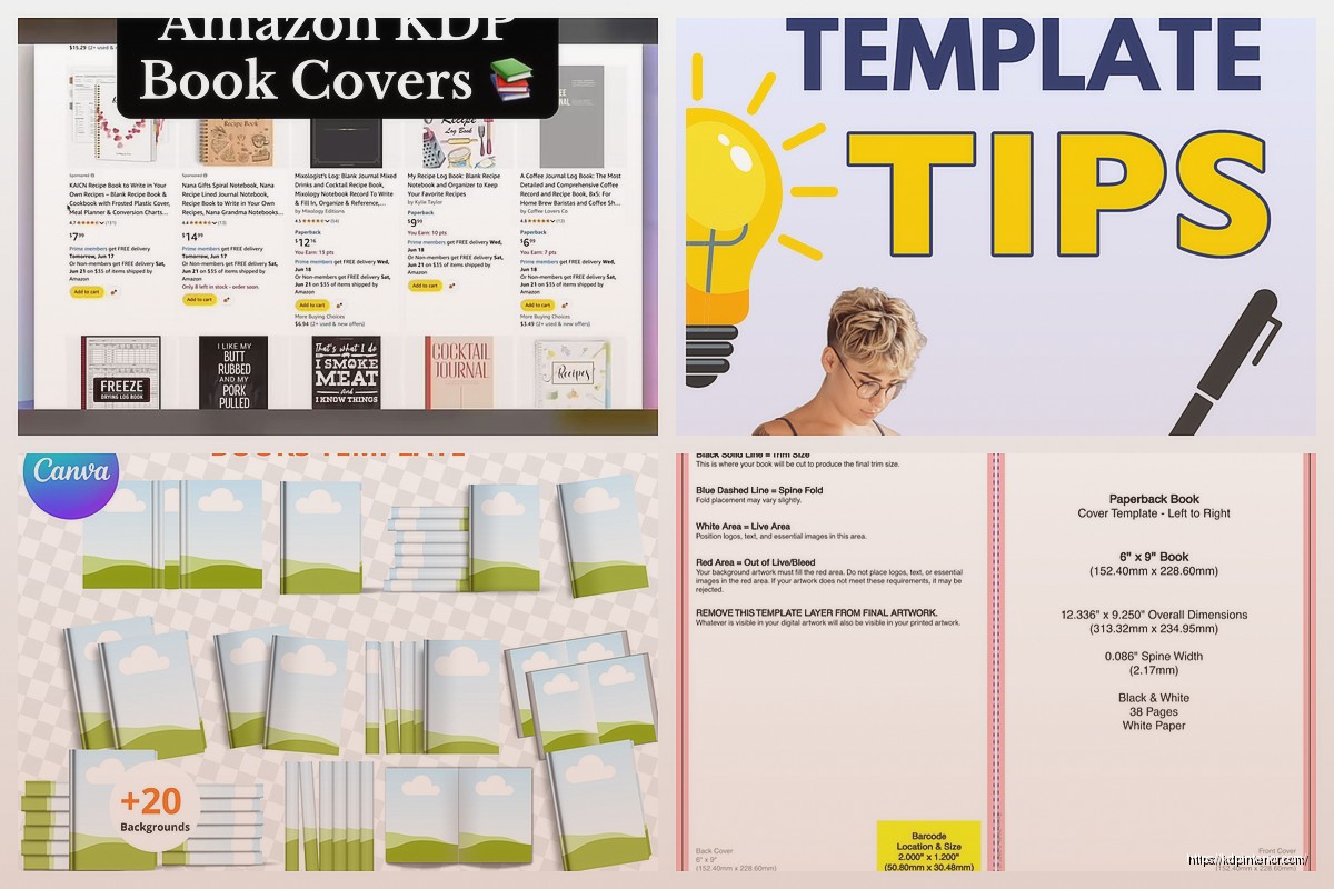 Amazon KDP Book Cover Template: Design Specs & Downloads