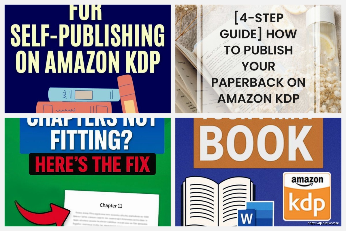 Amazon Paperback Template: Interior Design Standards