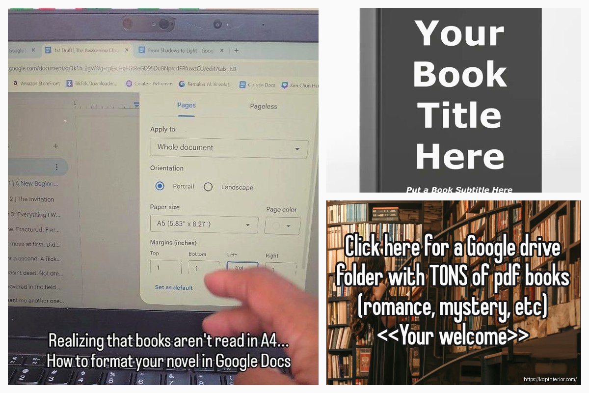 Book Format in Google Docs: Setup & Layout