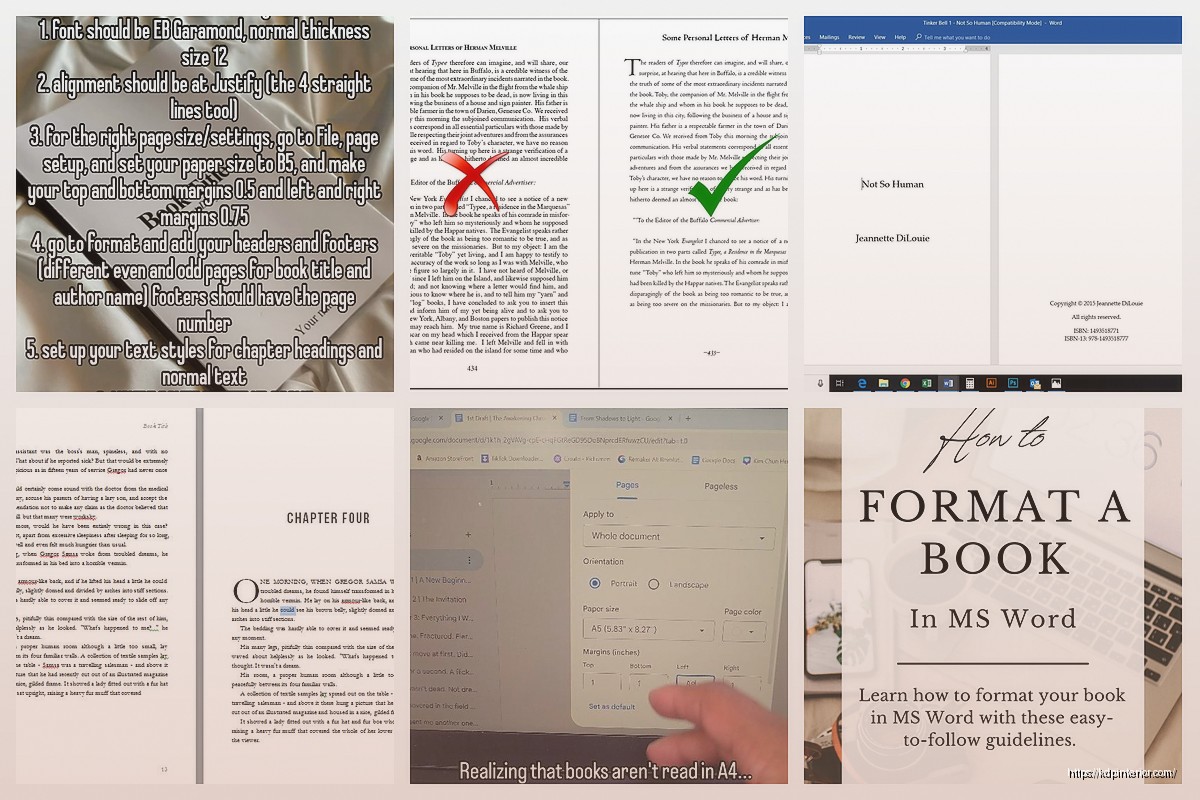 Book Format in Word: Microsoft Publishing Setup