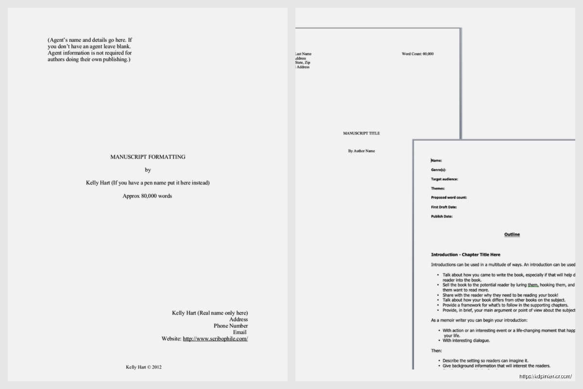 Book Manuscript Format: Industry Submission Standards