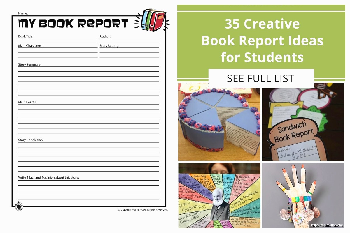 Book Report Layout: Academic Paper Design