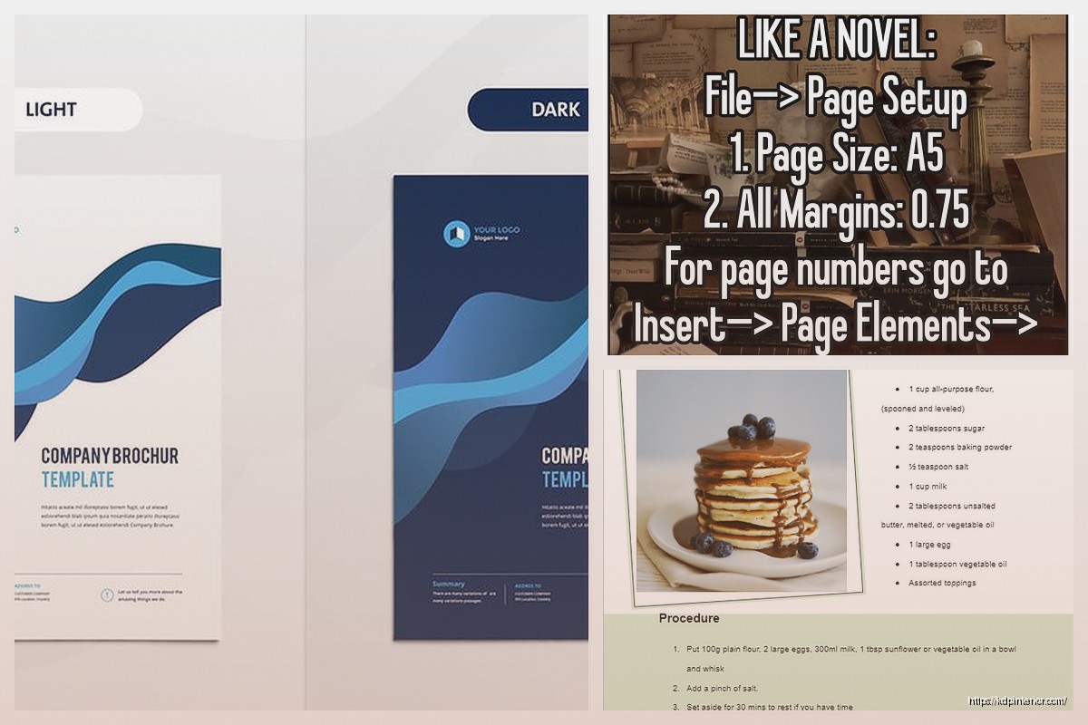 Booklet Google Docs: Small Format Publishing