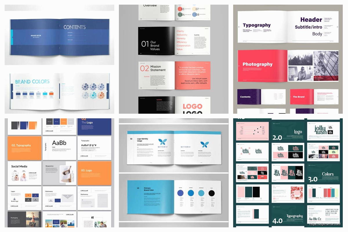 Brand Book Template: Style Guide Design