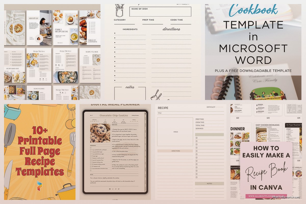 Cookbook Template: Recipe Book Design Guide