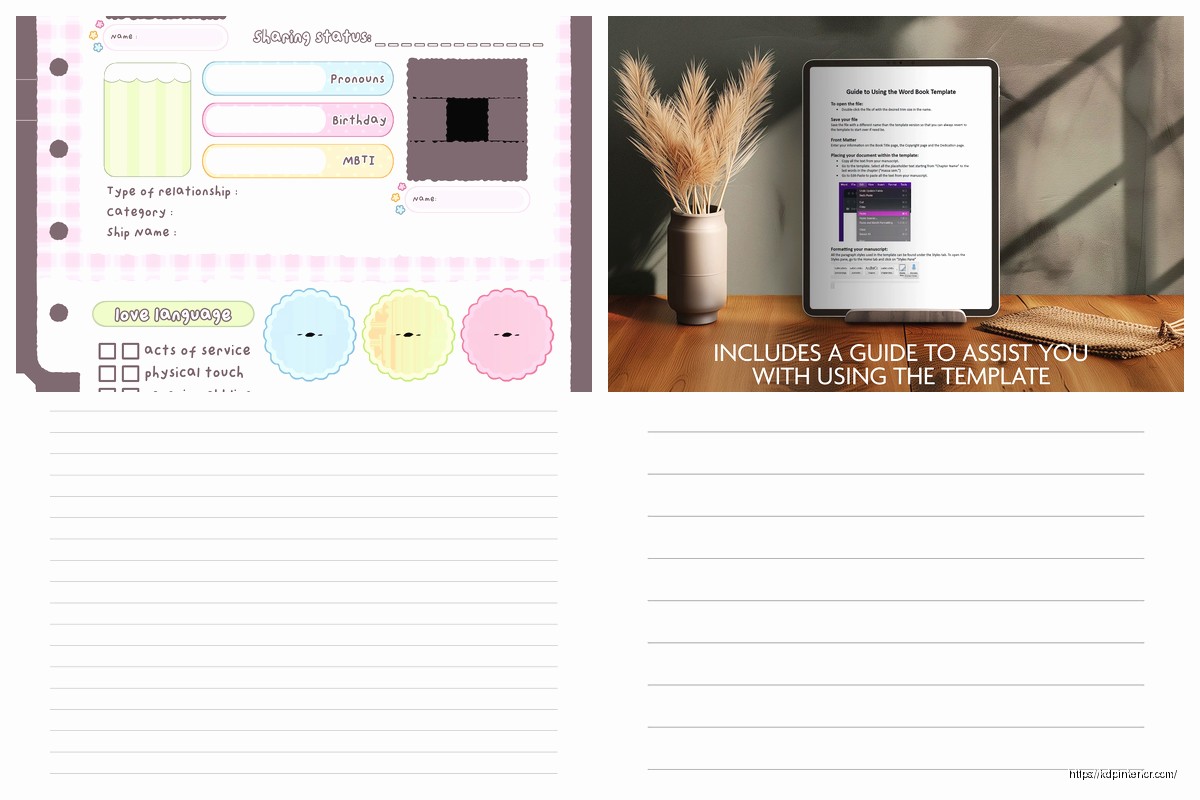 KDP 6 x 9 Template: Standard Book Size Guide