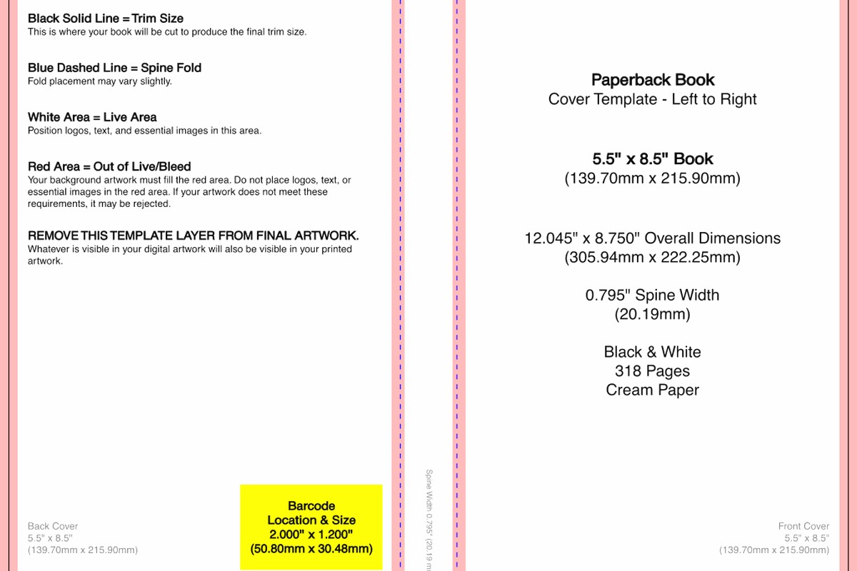 KDP 6x9 Cover Template: Design Dimensions