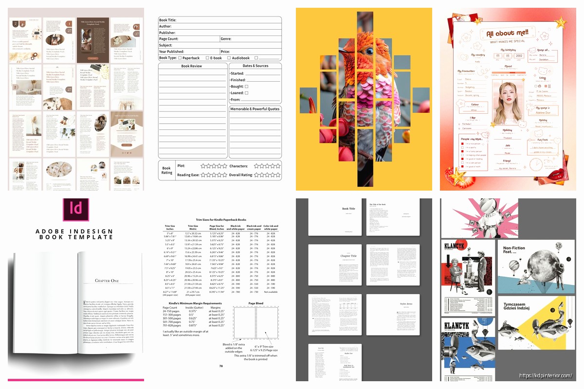 KDP InDesign Template: Professional Layout Files