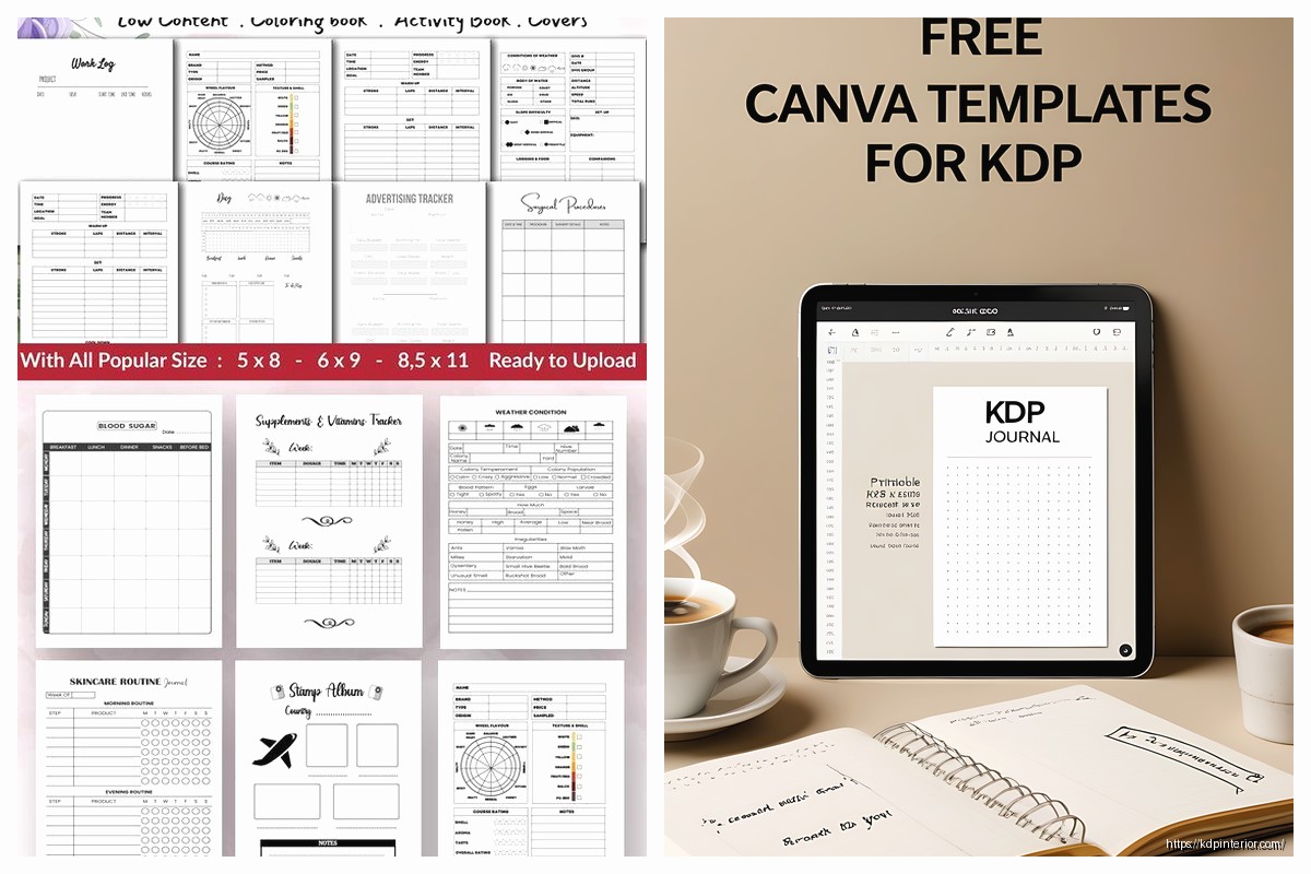 KDP Journal Template Design: Profitable Interior Layouts