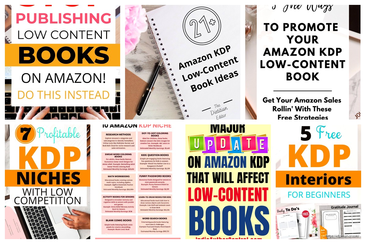 KDP Low Content Books: Passive Income Blueprint