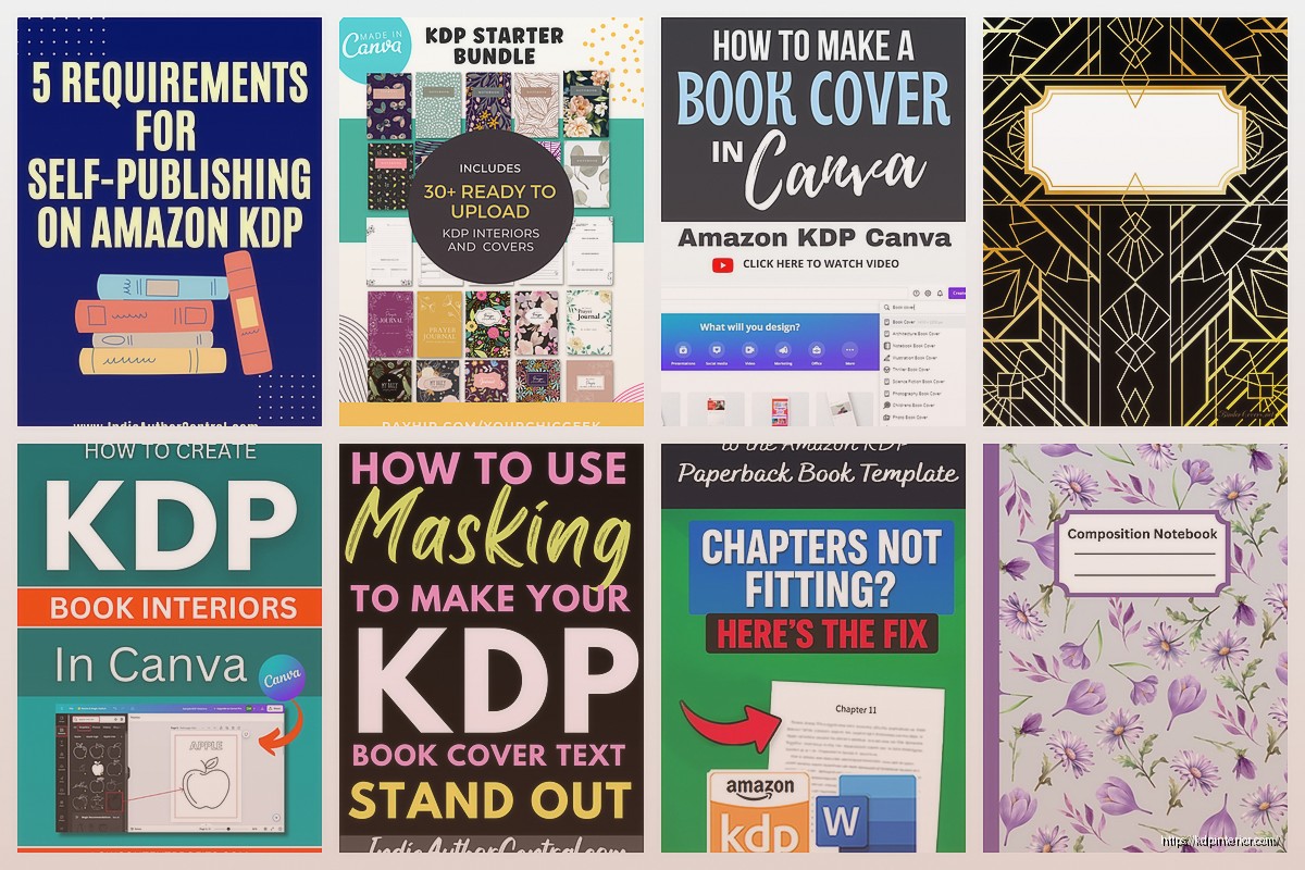 KDP Paperback Cover Template: Print Specifications