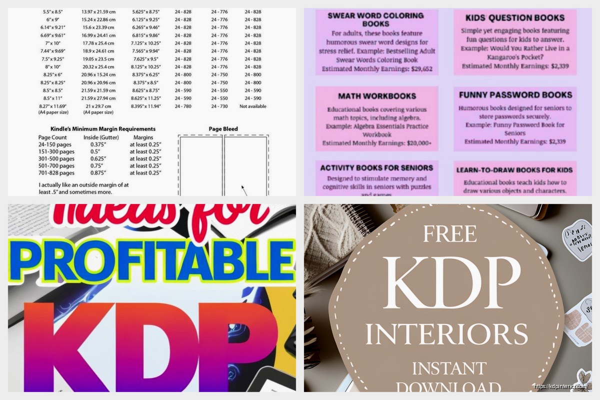 KDP Print Template: Paperback & Hardcover Files